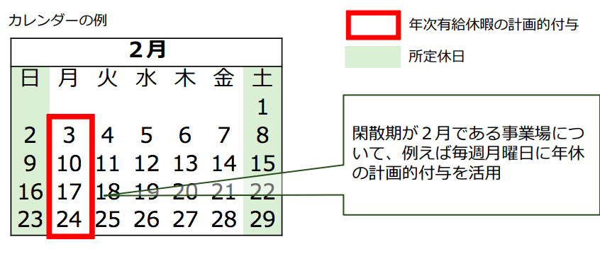 アニバーサリー休暇